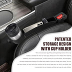 2PCS Car Seat Gap Filler Organizer, Console Side Organizer, Seats Gap Organizer with Phone Holder, Multifunctional Car Seat Filler Gap Space Prevents Things Dropping for Most Vehicles (Black)