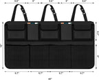 Car Trunk Organizer, Backseat Hanging Organizer with 9 Large Storage Bag Super Capacity -Trunk Organizer for SUV,Truck,Van
