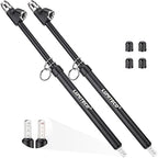 2-Pack Dual Head Tire Pressure Gauge, Heavy Duty Truck Tire Air Gauge Range 10-150PSI 1-10Bar, Straight-On Pencil Air Pressure Gauge Extended Tube for Semi Truck, Car Tire Pressure Checker
