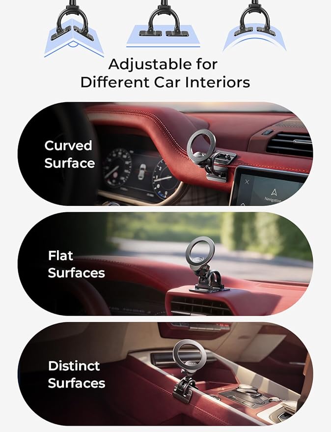 LISEN for MagSafe Car Mount, [Upgrade 2026 Ultra Magnets] Magnetic Phone Holder for Your Car Cell Phone Holder Mount for Air Vent Car Accessories for Men Women fit iPhone 17 16 15 14 13 12 Pro Max
