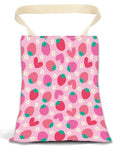 Car Garbage Can, Hanging Car Trash Can for Back Seat Organizer, Cute Strawberry Pattern