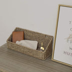 StorageWorks Woven Wall Baskets for Storage, Seagrass Baskets for Shelf, Wall Storage for Kitchen and Bathroom, Hanging Baske