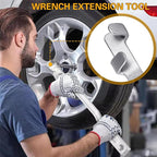 Mandark Car Wrench Extender Tool Bar, Ultra Long Vehicle Drive Torgue Extender with 1/2" Square Hole, Auto Wrench Extension L