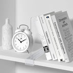 Aolloa 8 PCS Shelf Dividers for Closet Organization Acrylic Clear Closet Shelf Divider for Wooden Shelving Suitable for Woode