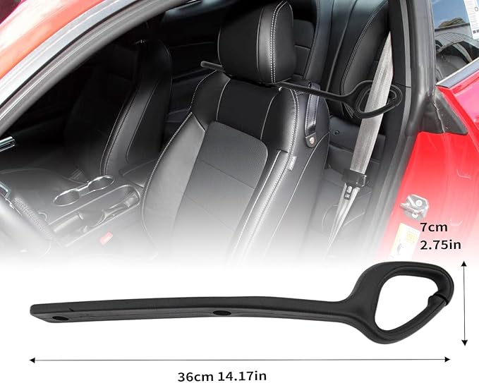 Pair Seat Belt Extension Guide Holder Compatible with 2014-2021 Ford Mustang EcoBoost GT Safety Accessories