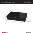 ClosetMaid 20504 Foldable Underbed Storage Bag with Handles, Zipper Closure and Clear Window for Sweaters, Shoes, Blankets wi