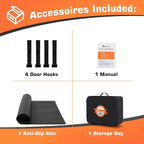 Sailnovo Rooftop Cargo Carrier 15 Cubic, Waterproof Car Roof Bag Soft-Shell Carriers Top Luggage Storage with Slip Mat, 4 Door Hooks & Heavy-Duty PVC for All Vehicle Roof with/Without Rack Cross Bar