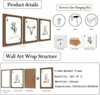 Western Cowboy Wall Art Set of 3, Vintage Cowgirl Rodeo Decor Painting, Southwestern Rustic Aesthetic Artwork Canvas Prints f