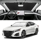 Custom Fit Windshield Sun Shade for Nissan Altima 2019-2026, Blocks UV & Heat, Front Window Sunshade Accessories, Easy Fold & Store Keep Your Car Cooler