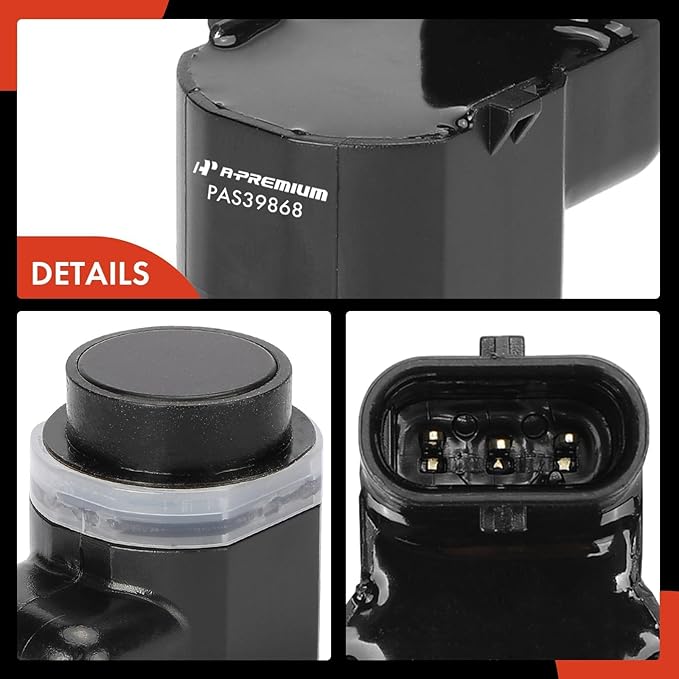 A-Premium Reverse Backup Parking Assist Sensor Compatible with Select BMW Models - X5 2007-2013, X3 2006-2010, X6 2008-2014, Replace# 66209139868, 66209139867