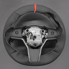 MEWANT Tesla Model 3/Model Y Hand Stitched Steering Wheel Cover for Tesla Model 3 2017-2023 / Model Y 2020-2023 for Tesla Model 3/Y Accessories