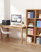 Oterri Cardboard File Organizer Box for Hanging File Folders Letter Size,File Box for Computer Desk,File Cabinet,Working Home