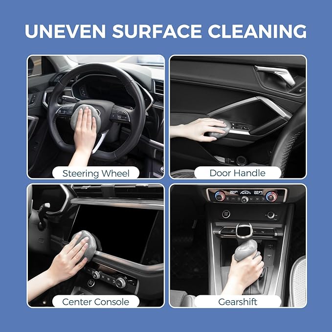 CLICK CLEAN 2Pcs Cleaning Gel for Car, 7oz Car Detailing Tools, Cleaning Putty Gel, Car Interior Cleaner Universal Dust Clean