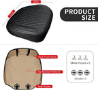 1 Pack Leather Front Car Seat Cover Bottom Car Seat, Anti-Slip and Full Wrap Driver Car Seat Protectors, Luxury Waterproof Bo