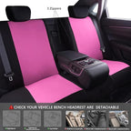 CAR PASS Line Rider Sporty Cloth 11PCS Universal Fit Car Seat Cover -100% Breathable with 5mm Composite Sponge Inside,Airbag 
