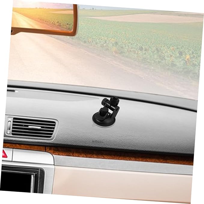TEHAUX 2Pcs Dash Cam Holder with Suction Cup Design Clip Mount for Dash Cameras Navigators and Digital Cameras Secure Attachment for Car Dashboard