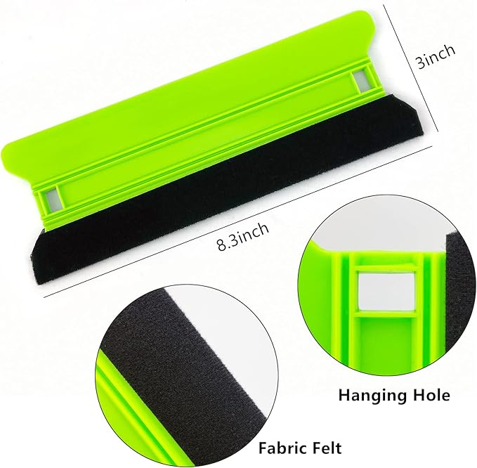 Umaki 8.3inch Large Vinyl Wrapping Felt Squeegee with 4inch Vinyl Squeegee Applicator for Fastly Installing Vehicle Tinting Film Graphic or Wallpaper,3pack