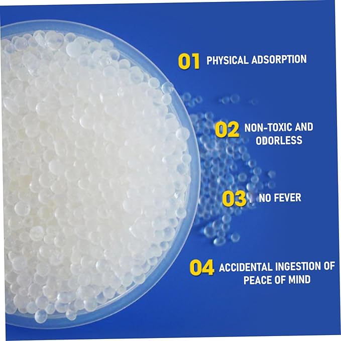 6 Pack Dehumidifier Bags, 200g Reusable Humidity Absorber Portable Anti Fog Car Dehumidifier for Vehicle, New Home, Wardrobe,