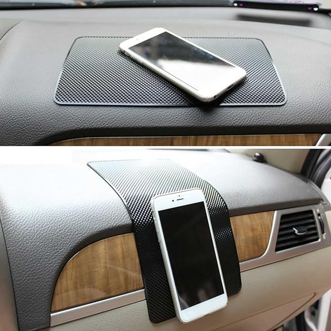 Car Anti-Slip Dashboard Pad Non-Slip Silicone Mat Phone for Key Holder Pads Mat for Keys Sticky Mats, 20x40cm