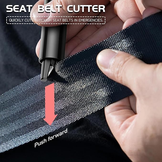 4PCS Life Hammer Car Escape Tool and Seatbelt Cutter, Safe Life Hammer Car, Multifunctional Personal Safety Tool, Safe Hammer