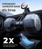 VICSEED 2025 Upgrade for MagSafe Car Mount [Strongest Dashboard Adhesive & 25N Magnetic] Cell Phone Holders for Your Car, 360° Adjustable Phone Holder Mount for All Smartphones & Vehicles