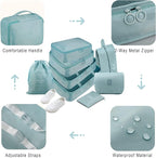 Packing Cubes, 8 Pcs Travel Packing Organizers for Suitcases, Large Capacity Travel Luggage Organizers Set includes 8 Storage
