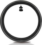 Haokay Heavy Duty Pure Cowhide Steering Wheel Cover, Black Genuine Leather Steering Wheel Cover Men Women Universal 14.5 to 15 Inch