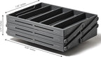 Ontel Smart Drawer Organizer - Multi-level Jewelry Holder, Cosmetics Organizer, or Office Drawer Organizer with Adjustable Di