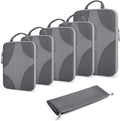 BAGSMART Compression Packing Cubes for Travel, Compressible Luggage Organizer for Cruise Ship, Lightweight Travel Essentials 