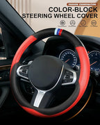 Customized Auto Car Steering Wheel Cover for BMW X1,X2,X3,X4,X5,X6,X7,i3,i4,i5,i8 535i 740Li 335i M3 M4 M5 Z1 Z3 Z4 Z5 Mini (