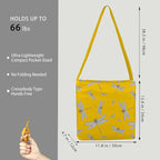 BeeGreen Reusable Grocery Shopping Bag -Travel Tote Bag - Foldable Compact Sturdy Bags