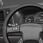 MEWANT Steering Wheel Cover for Chevy Silverado 1500/2500 / 3500 2003-2006 / Silverado 1500 2500HD 3500 Classic/Trailblazer Hand-Stitched Microfiber Leather Steering Wheel Wrap