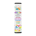 Personalized Name Non Respond Autism Colorful Hand Seat Belt Cover Autism Awareness Medical Alert Autism Seatbelt Cover for Kids Non-Verbal Autistic Special Needs Autism Car Accessories AT34