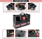 Car Emergency Kit (126 Piece)，Gift for Father Women Friend, Premium Roadside Assistance Essentials with Jumper Cables Tow Rop