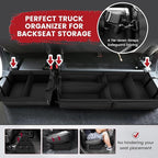 Truck Under Bench Seat Storage with Removable Divider for Ford F150, Chevy Silverado Under the Seat Organizer and Underseat
