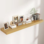 Floating Shelves for Wall, 55 Inch Wide x 12 Inch Deep Floating Shelves, Long Wood Floating Wall Shelf Shelves for Living Roo
