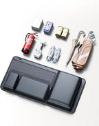PU Leather Hanging Trunk Organizer - Sturdy Non-Sagging Car Trunk Organizer for SUV Sedan Truck - Waterproof Easy Clean