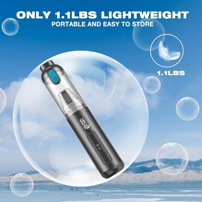 HAUSMEISTER Airflex Go Cordless Car Vacuum 16000Pa, 4-in-1 Handheld Vacuum with Air Duster & Inflator, Portable Mini Vac for 