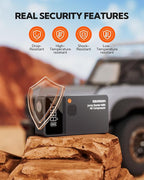 Car Battery Jump Starter with Air Compressor, Battery Jump Box with Tire Inflator,Car Jump Booster with Smart Jumper Cables,L