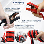 XOOL Car Emergency Kit with Jumper Cables, First Aid Kit, Tow Strap & Tool Set – Roadside Safety Kit for Cars, Trucks & SUVs