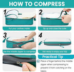 BAGAIL 6 Set Ultralight Compression Packing Cubes Packing Organizer for Travel Accessories Luggage Suitcase Backpack