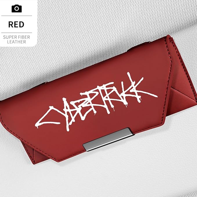 Cybertruck Sunglass Holder Box Clip Compatible with Tesla Cyber Truck Interior Accessories Eyeglass Visor Decor