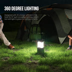 Lichamp LED Camping Lantern, 4 Pack Battery Powered Flashlight for Power Outages, Portable Collapsible Hanging Light Essentia