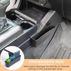 JKCOVER OEM Texture Center Console Gear Shift Organizer Tray Compatible with Toyota Tacoma 2023 2022 2021 2020 2019 2018 2017 2016 Interior Accessories Storage Box(Not for Manual Transmission)
