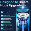 Smart Car Air Freshener, Car Air Freshener Diffuser with 100ml Perfume, Long Lasting Lasts 6 Months, RGB Music Syncing Light,
