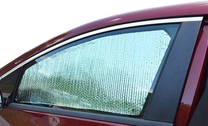 Set of 2 Custom Fit Automotive Reflective Front Seat Side Window Sunshade for 2018 2019 2020 2021 Lexus RX Series RX450 RX400H