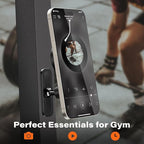 A2C Foldable Arm Gym Magnetic Phone Holder for MagSafe, Dual Magnet Fitness Phone Mount Accessory, 360° Adjustable & Hands-Free, Portable Workout Essentials for iPhone 17/16/15/14/13/12 Series
