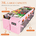 HOTOR Trunk Organizer for suv - Car Organizer, Foldable Trunk organizer for SUVs & Sedans, Sturdy Car Organization for Car Acc