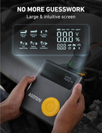 AstroAI Portable Car Jump Starter with Air Compressor, 150PSI 1750A Car Jumper Starter Battery Pack with Cordless Tire