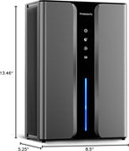 Home Dehumidifier with Drain Hose, (950 sq.ft) 95oz Quiet dehumidifier for Bathroom Bedroom, with Air Reusable Filter Indoor 